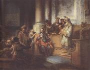 Gerbrand van den Eeckhout Christ teaching in the Synagogue at Nazareth (mk33) Germany oil painting reproduction